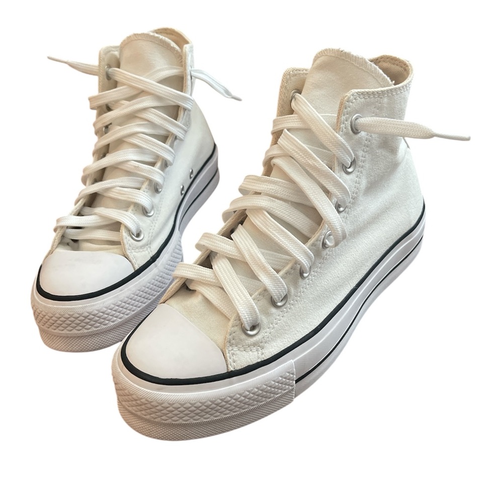 Classic White High-Top Sneakers